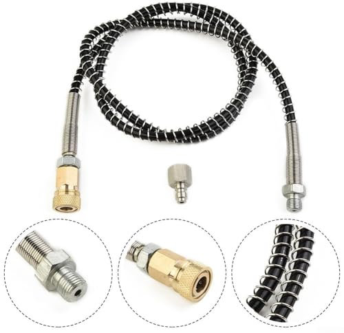 Oniissy Tubo DN2 da 91,4 cm, 4500 psi, per stazione di riempimento dell'aria, adattatore di ricarica per serbatoi ad alta pressione e pompe manuali