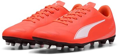 PUMA Vitoria Ii Fg/Ag Fußballschuh für Herren, Glowing Red PUMA White, 43 EU