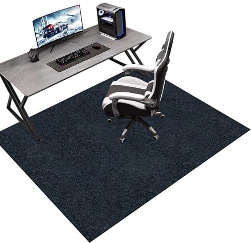 90 x 140 cm Alfombras para Sillas de Ruedas Estera protectora para suelos duros Oficina Alfombra de Protección de Suelo Alfombrilla para Silla de Gaming antideslizante silla de oficina para parqué