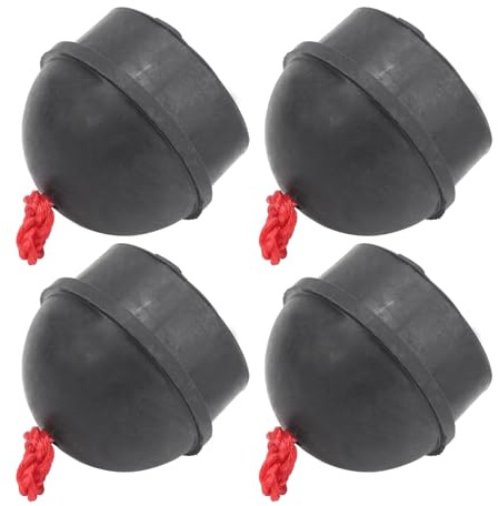 AKLOSIPY Porte-Craie Bleu avec Cordon, 4 Pièces, Porte-Craie de Billard, Accessoire pour Piscine (Black)