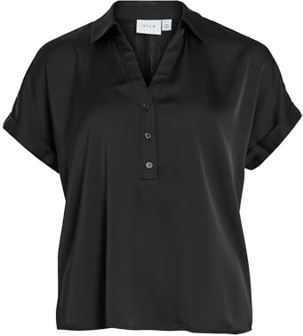 Vila Female Hemd Vienna Kurzarm | Shirt