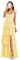 kopptioo Sweetheart Bridesmaid Dress Tiered Chiffon A Line Corset Prom Dresses Long with Slit Ruched Formal Party Evening Gowns Yellow Size UK8