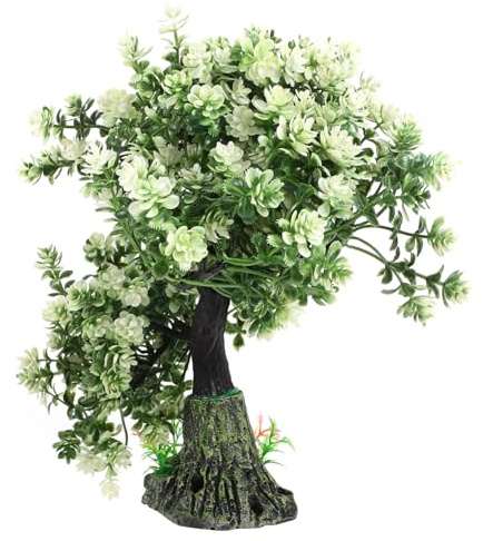 Alipis Realistic Fake Tree Aquarium Decor Delicate Simulation Pine Tree for Fish Tank Decoration Stylish Desktop Accessory for Home Office Aquarium Landscape