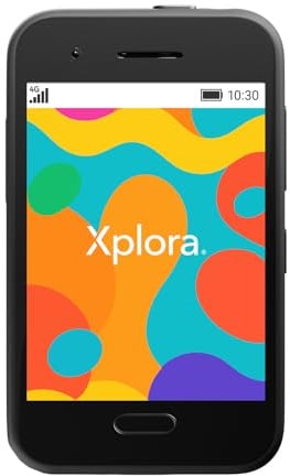 XPLORA One – Einfaches Telefon für Kinder- GPS und Xplora Guardian Service | Touchscreen, Schulmodus, SOS-Funktion, GPS-Ortung und Sicherheitszonen – Abonnement Erforderlich