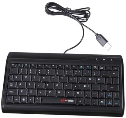 Zambuph Wired Mini Mute Keyboard Exceptional Comfort Everyday Smooth USB Connectivity Options Mini Keyboard USB Connection Power-saving Mat To Is Unlikely To Slide