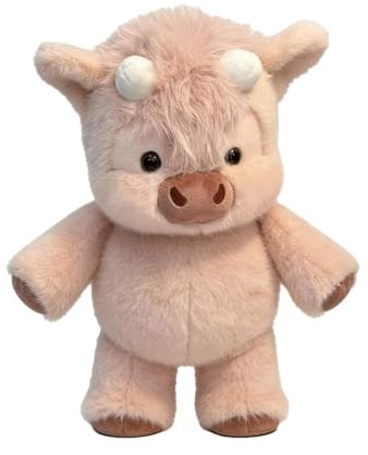 Whrcy Peluche Che Corre- Peluche mucc a | 45cm Cuscino Morbido E Soffice, Bambola Da Collezione A Forma Di Pecora In Stile Cartone Animato, Animale Di Pe luche Per Uomini, Donne, Bambini E Ragazzi