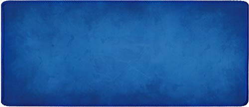 Silent Monsters Mauspad XXL 900 x 400 mm großes Mousepad blau - Vernähter Rand, rutschfest & leise, für Gaming Büro Office Homeoffice - Tastatur - 90 x 40 cm groß Mouse Pad Mat - alle Maus Arten