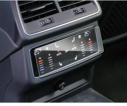 YEE PIN Klimaanlage hinten Schutzfolie e-tron A6 A7 A8 2019-2023 Displayschutzfolie Film Displayschutz Kratzfeste HD Transparent - Gehärtetes Glas