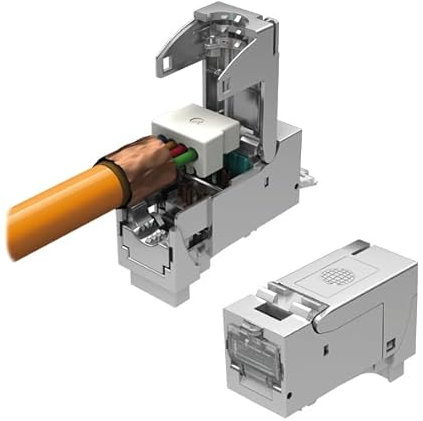 EasyLan fixLink® SL RJ45 Keystone-ModulKat. 6A ISO/IEC, geschirmt