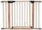 Mom's Choice Award Winner-BABELIO 66-101,6 cm Metall-Babygitter mit Holzmuster, druckmontiertes Hundegitter, ideal für Treppen und Türen, mit Wandschutz und Erweiterungssets