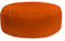 Bruni Pouf Sitzhocker M in Orange – runder Sitzpouf, Indoor und Outdoor als Fußhocker, Yoga-Sitzkissen, Meditationskissen geeignet, in Deutschland gefertigt