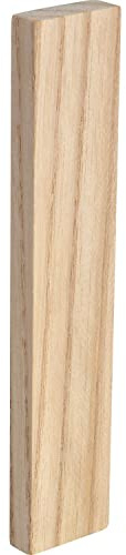 Verglasungsklötze Holz Esche lackiert | Holzklotz 120x24x8 mm | 100 Stück Glaserklötze natur