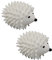 2 Pieces Dryer Balls Whit Plastic Hedgehog Reusable Laundry Ball Household Washing Machine Hedgehog Hedgehog-Shaped PVC Laundry Cleaning Balls for Washing Machine Home School