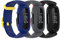 honecumi Kompatibel mit Fitbit Ace 3 Kids Armband, Ace 3 Ersatzarmband Watch Band Strap Wechselbänder für Kinder, Klassisch Buntes Verstellbares Sport Armband Uhrenarmband Zubehör,Schwarz/Grau/Blau