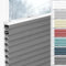 bobodeco Wabenplissee Plissee ohne Bohren Verdunkelung Klemmfix Thermo Verdunklungsplissee, Grau-Weiß 75x110 cm(BxH), 100% Verdunkelnd & Sicht- & Schallschutz, Wärmeisolierung für Fenster & Tür