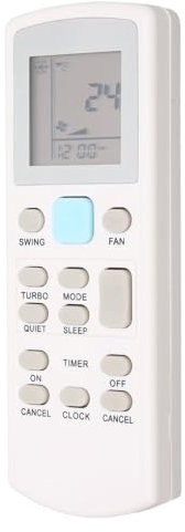 Control Remoto de Aire Acondicionado para ACSON/DAIKIN APGS02 Botones Sensibles, Control Remoto de Repuesto con Subtítulos LED Negros