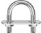 sourcing map Round U-Bolts, 22mm(0.87) Inner Width 39mm Length M6 304 Stainless Steel U Clamp Bolt with Nuts Washers and Plates, for Boat Trailer
