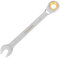 DAKCOS Fixed Head Ratchet Spanner 15mm Ratcheting Combination Wrench Chrome Vanadium Steel