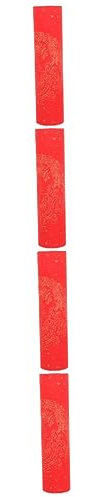 EXCEART Zeichnung 4 Rollen Couplet-Papier Chinesisches Dekor Dekoratives Blankopapier Neujahrs-Schreibpapier Fu-Briefpapier Schreibpapier Für DIY Dekoratives Rotes Papier Festival