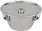 TIENDA EURASIA - Flaneras con Tapa, Flanera Inoxidable con Tapa, Molde con Cierre, Antiadherente Apta para Lavavajillas, Molde resistente al Horno, Flanero Acero Inoxidable (ø22 x ø13 x 9 cm, 2360ml)