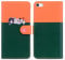 YKTO Animal Print Leather Case for Apple iPhone 5s Flip Wallet Premium Phone Cover Stands Stereoscopic Phone Case Anti-scratch and Anti-slip Phone Shell，Green