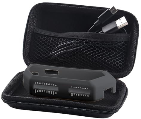 NewHail Schwarz Protective Silicon -Fälle für Flipper Zero, Eva -Speicherbox für Flipper Zero, das Gerät Flipper Null ist Nicht enthalten