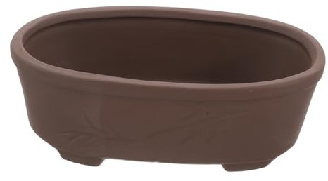 BESPORTBLE Maceta De Terracota Vintage para Bonsái y Suculentas Diseño Rústico para Decoración De Interiores y Jardines Maceta Pequeña para Plantas Escritorio o Centro De Mesa