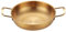 PTATT Oro in acciaio inossidabile ramen noodle pentola paella pan binaurale Stewpot padella singola pentola calda zuppa poco profonda pentola ramen vaso con manico gold- 30cm