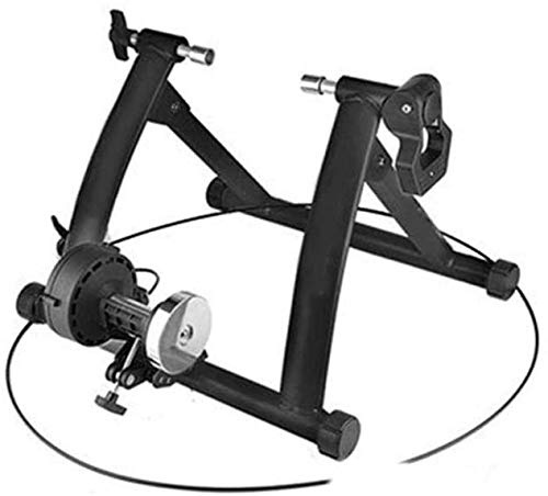 Fahrrad Rollentrainer Fahrrad Rollentrainer Rennrad Indoor Heimtrainer Heimtraining 6-Gang-Fahrradtrainer mit Magnetwiderstand, Straßentrainer, Fahrradtrainer (Schwarz)