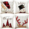 Anyingkai 4er Set Kissenbezüge Weihnachten 40×40,Weihnachten Kissenbezug,Kissenhüllen Weihnachten,Weihnachtsdeko Kissenhüllen,Weihnachtskissen Kissen,Weihnachtskissenbezüge,Christmas Pillow Covers