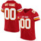 Topassion Personalisiertes American Football Trikot mit Namen Nummer Benutzerdefinierte Herren Sporthemden Trikot Personalisierte Fußballtrikots Atmungsaktiv Fußball Jersey für Männer Kinder, S ~ 7XL