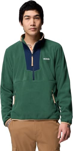 Columbia Sequoia Grove Fleece-Überzieher, halber Reißverschluss, Regenwald, Coll Navy, XXL