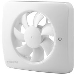 neoventil KELIS - Extracteur d'air intelligent connecté pour Salle de Bain, WC et Cuisine - Détection Humidité, Lumière et Odeurs avec Minuterie Intégrée - Fonctionnement ponctuel ou continu