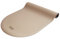 Fitwithdna Tapis de yoga antidérapant avec bandoulière pour le sport à la maison, le yoga ovale avec phrase inspirante Beige (beige)