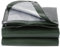Bâche Imperméable avec Oeillet 3x6m, Bâche de Protection en Polyéthylène, Bâche Multifonction Piscine, Imperméable Résistante aux Déchirures UV Intempéries