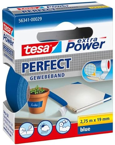 S72 Nastro adesivo telato XP Perfect - 3,8 cm x 2,7 m - blu