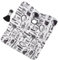 FRCOLOR 1 Jeu Brosse De Barbier Plumeau Pour Le Cou Tondeuses à Cheveux Ciseaux De Coiffure Coiffeur Accessoires Pour Cheveux Ciseaux Pour Coiffure Cap Coupe De Cheveux Nylon Stripe