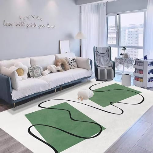 JGGXHM Teppiche im nordischen Stil für Wohnzimmer, Teenager-Schlafzimmer, Dekoration, Teppiche, rutschfest, für Sofa, Couchtisch, Bereich, Teppich, Bodenmatte 45x70cm Teppich Wohnzimmer