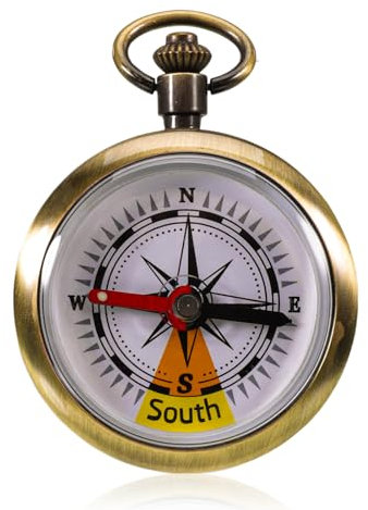 Kompass Outdoor,Marschkompass,Taschenkompass Wasserdichter Taschenkompass aus Messing Navigationstools Wasserdicht Kompass für Outdoor Aktivitäten wie Camping Wandern auch