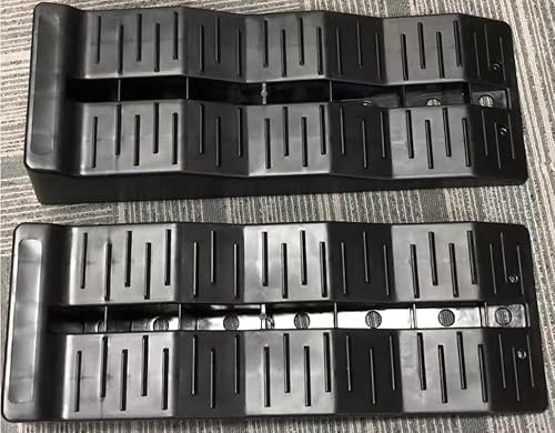 OFISPEED Auffahrkeile für Wohnmobil, 5 t Stufenkeile 2 Stück mit Tragetasche (Schwarz), Stabil & Leicht für Camping, Auffahrkeile für unebene Untergründe