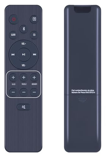 TCNOUMT New Replacement EN212FD1H Remote Control intended for Hisense Soundbar HS5100 AX5100G HS2100 HS3100 HS2000 HS205G AX3100G AX3120G AX5125H U3120G U5120GW AX2106G A620