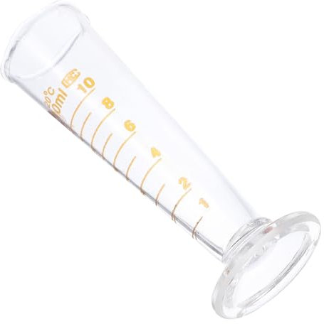 Abaodam Bicchiere Misuratore in Vetro Con Scala Chiara Per Laboratorio e Cucina Dosatore Graduato Per Liquidi Precisi e Ingredienti Accessorio Essenziale Per Ricerca e Preparazioni Aliment