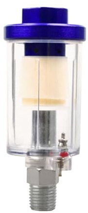 LUJIAXI Séparateur huile-eau 1/4 Filtre à air avec séparateur d'eau en ligne pour compresseur, peinture et outils pneumatiques