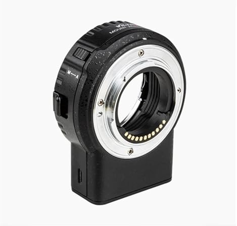 Lens Adapter, Autofokus-Objektiv-Mount-Adapter unterstützt VR EXIF-Übertragung, kompatibel mit Nikon F bis Micro Four Thirds (MFT, M4/3).