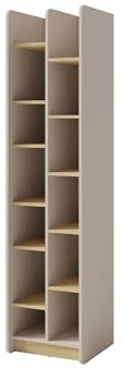 Marmex Meble Alessio Bücherregal Standregal mit 13 Fächern, 195 cm, Offenes Dekoregal
