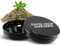Santa Cruz Shredder Metal Herb Grinder Knurled Top for Stronger Grip 2-Piece 2.2 (Black)