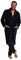 JP 1880 Herren Mikrofaser Bademantel, Dunkel Marine, 5XL EU