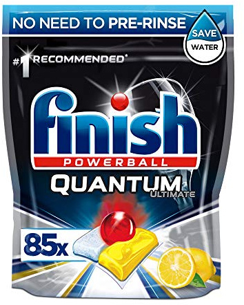 Finish Quantum Ultimate Dishwasher Tablets, Lemon, 85 Tablets