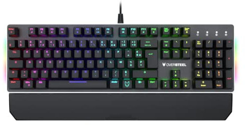 Oversteel Titanium Mechanical Keyboard RGB - FR Layout