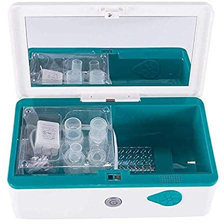 summerr CPAP-Reiniger UV, Ozon-Dual-Mode-Reinigung, automatisierte Desinfektion für CPAP-Maschinen, Masken und Schläuche, enthält 4 Adapter